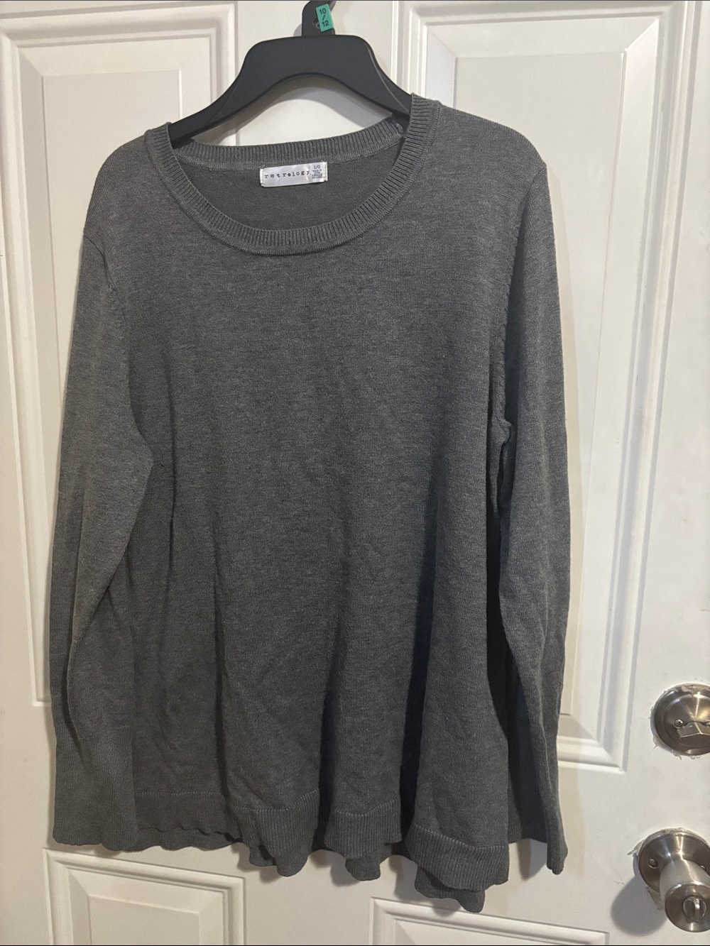 Men's Crewneck Sweater in Charcoal Gray - Classic Everyday Knit
